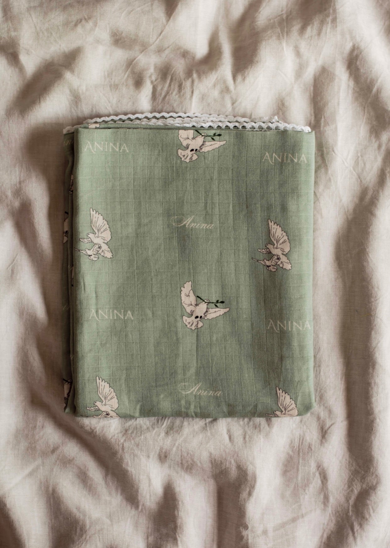 Milky Dove Customised Swaddle